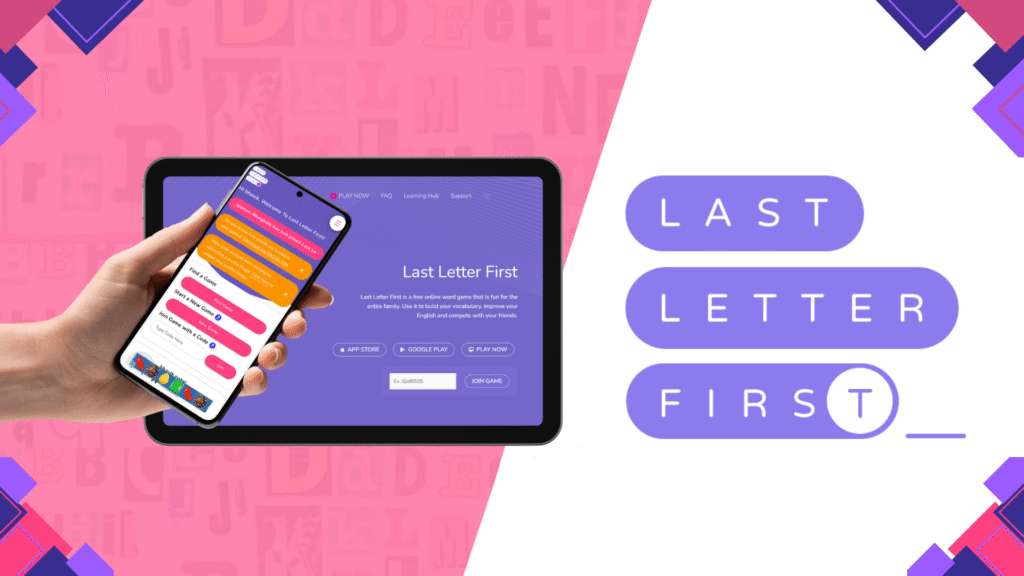 Last Letter First Free Online Word Games